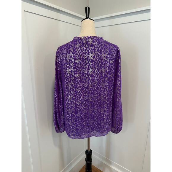 Lilly Pulitzer Giana Ruffle Silk Blouse - Picture 3 of 6